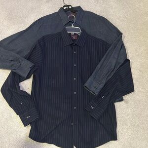 UNTUCKit 2 Shirts Slim Fit Size Large